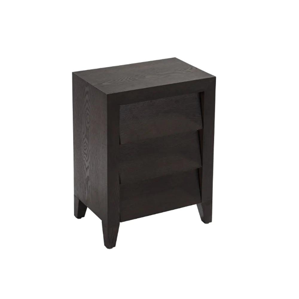 RV Astley Amato Bedside Table Chocolate Esme Furnishings
