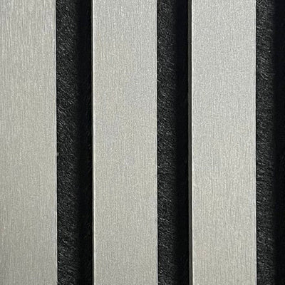 Acoustic Slatted Wall Panels Pack Of x4 240cm x 60cm - Range of Colours