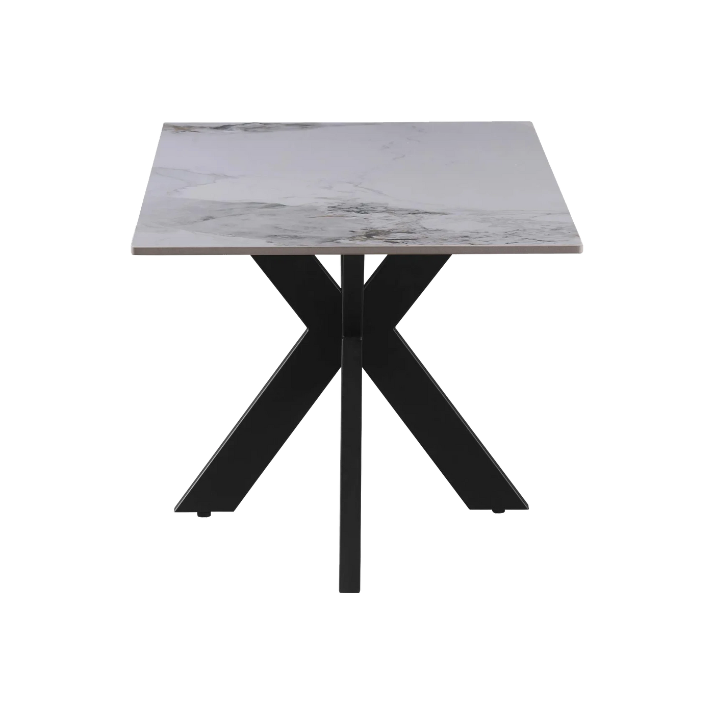 Nova 160cm White Ceramic Marble Dining Table