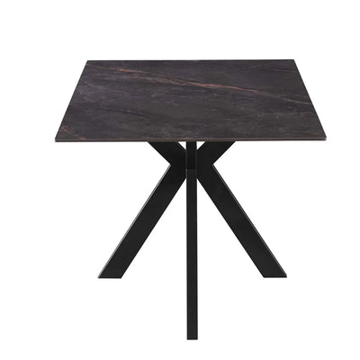Nova 160cm Grey Ceramic Marble Dining Table