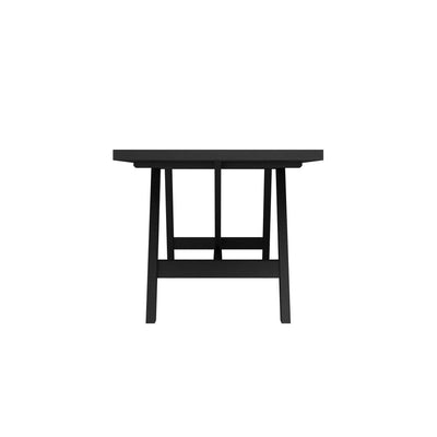 Nantucket Black Matte 200cm Dining Table