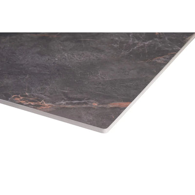 Nova 160cm Grey Ceramic Marble Dining Table