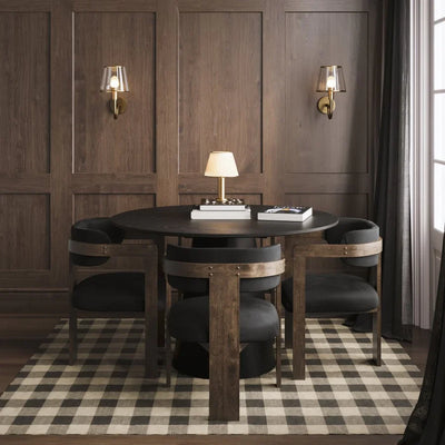 Manhattan Designs Neo Mai Black and Walnut Dining Chair