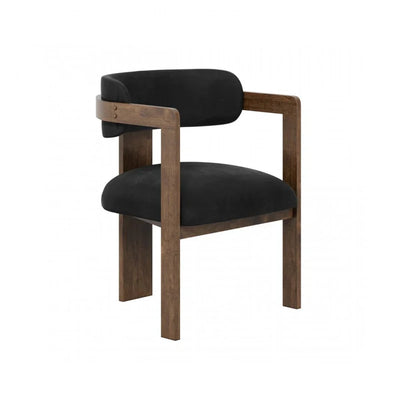 Manhattan Designs Neo Mai Black and Walnut Dining Chair