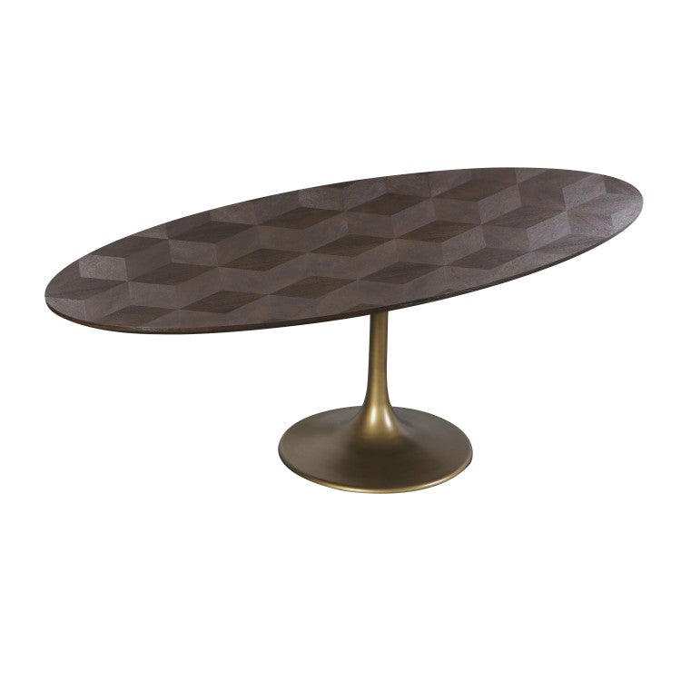 Richmond Interiors Luxor Oval 230cm Dining Table
