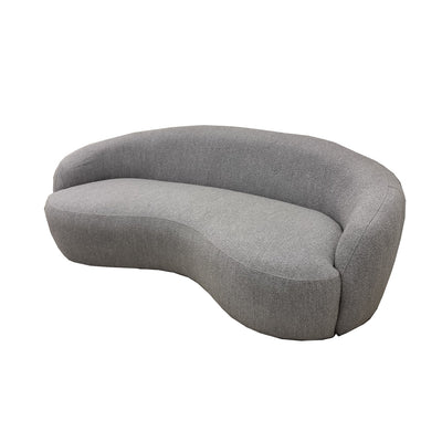 The Wave Boucle Premium Sofa Grey Boucle Fabric