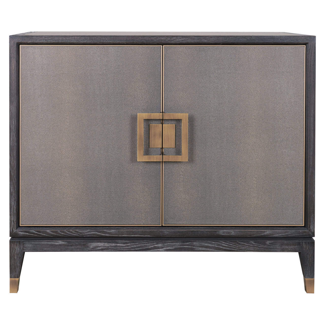 Richmond Interiors Bloomville Shagreen Faux Leather 2 Door Sideboard