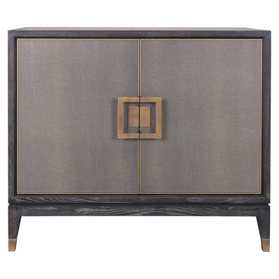 Richmond Interiors Bloomville Shagreen Faux Leather 2 Door Sideboard