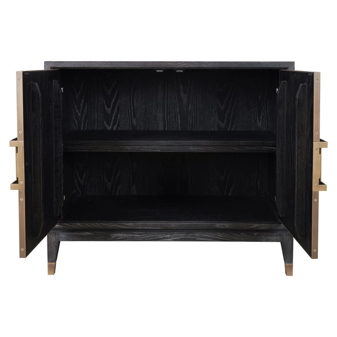 Richmond Interiors Bloomville Shagreen Faux Leather 2 Door Sideboard