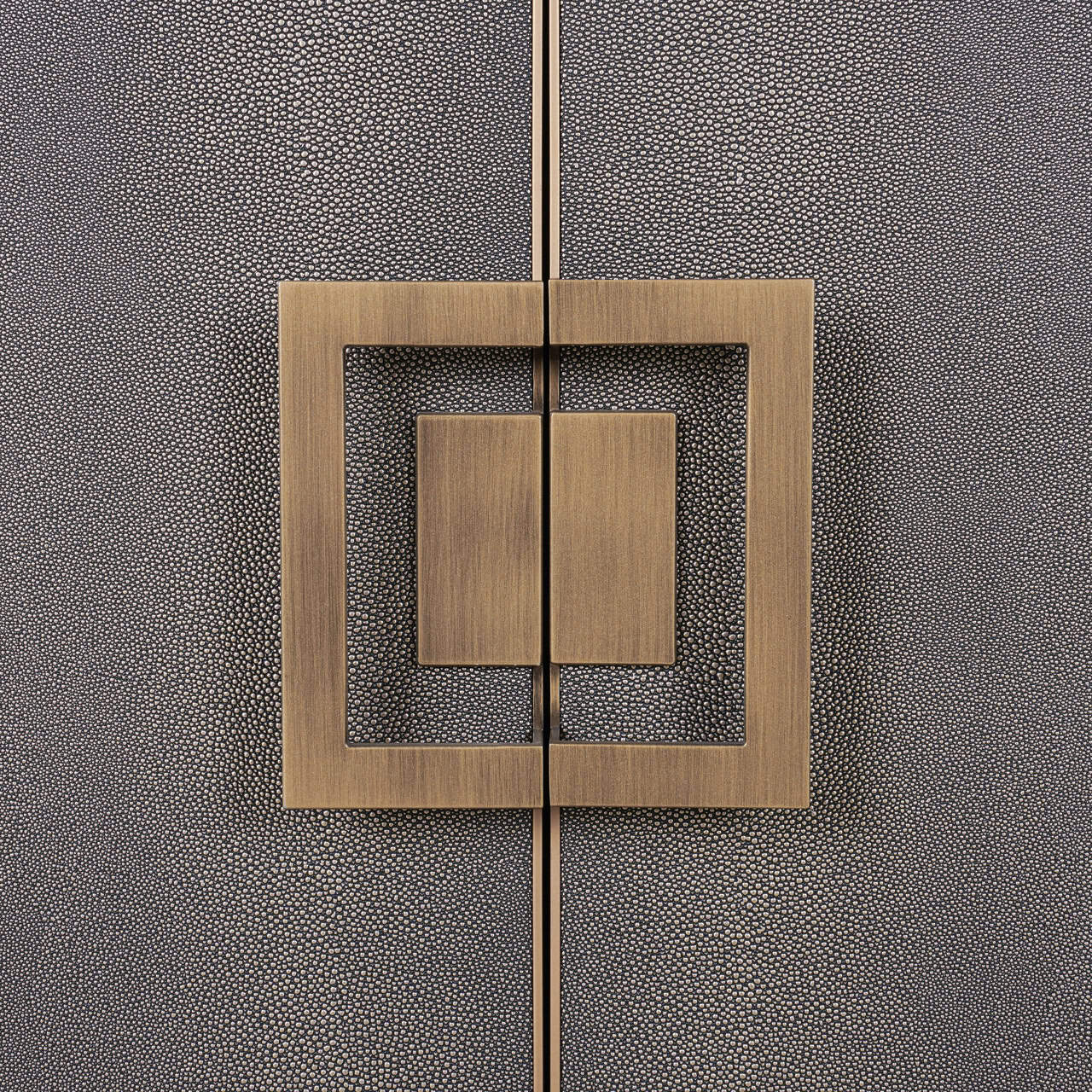 Richmond Interiors Bloomville Shagreen Faux Leather 2 Door Sideboard