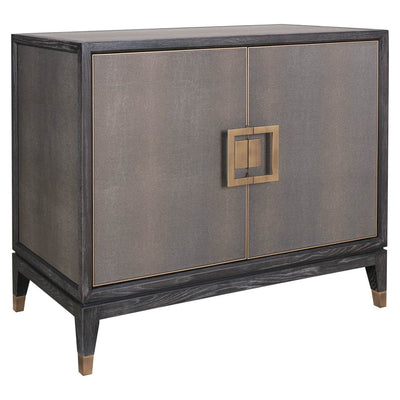 Richmond Interiors Bloomville Shagreen Faux Leather 2 Door Sideboard