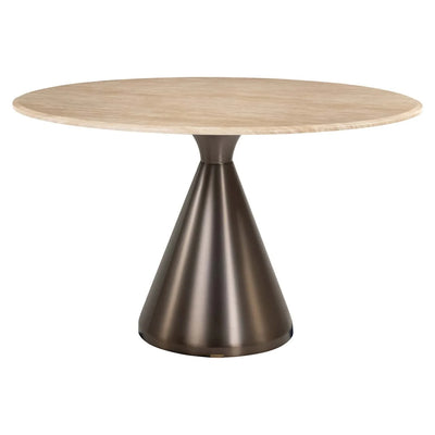 Richmond Interiors Montgommery Beige 130cm Round Dining Table