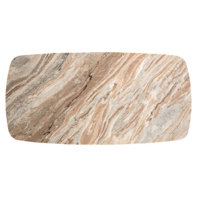 Richmond Interiors Bottega Blush Beige Marble Coffee Table