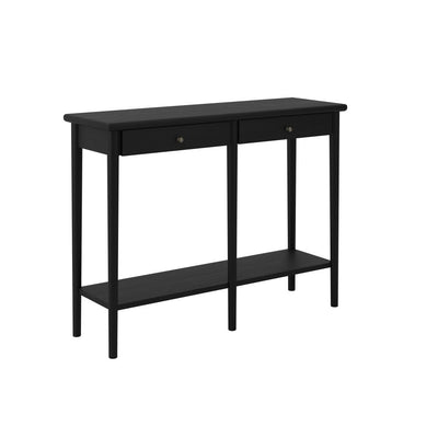 Manhattan Designs Jackson Matte Black Console Table