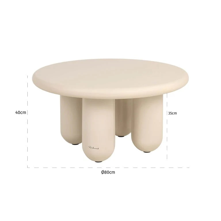 Richmond Interiors Coffee Table Calma 80cm (Beige)
