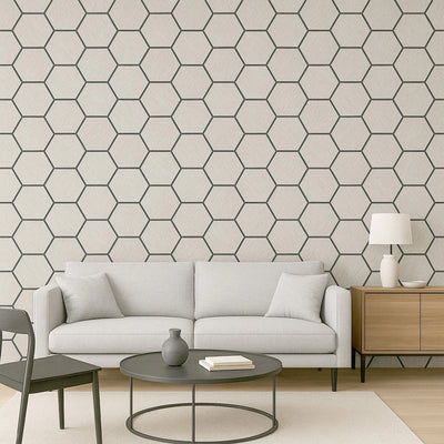 Acoustic Hexagon Wall Panels Pack Of x4 70cm x 60cm - Range of Colours