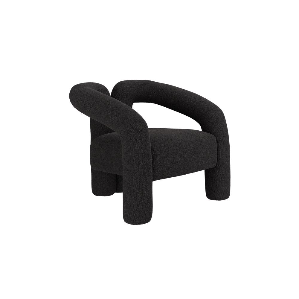 Manhattan Designs Freyja Black Boucle Chair