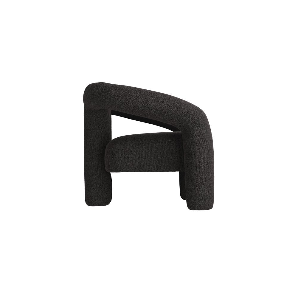 Manhattan Designs Freyja Black Boucle Chair