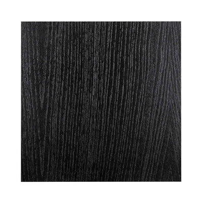 Richmond Interiors Oakura Black Oak Wood Column Side Table