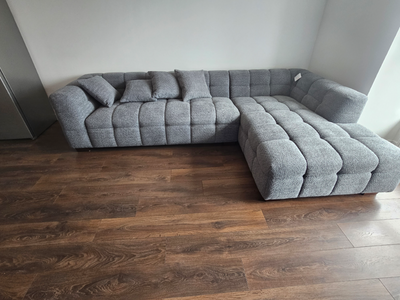 The Bubble Iron Boucle Fabric Left Hand Corner Tribeca Sofa