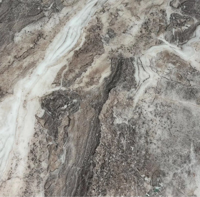 Louis Chrome Round Marble 130cm Dining Table With Nicole PU Leather Dining Chairs