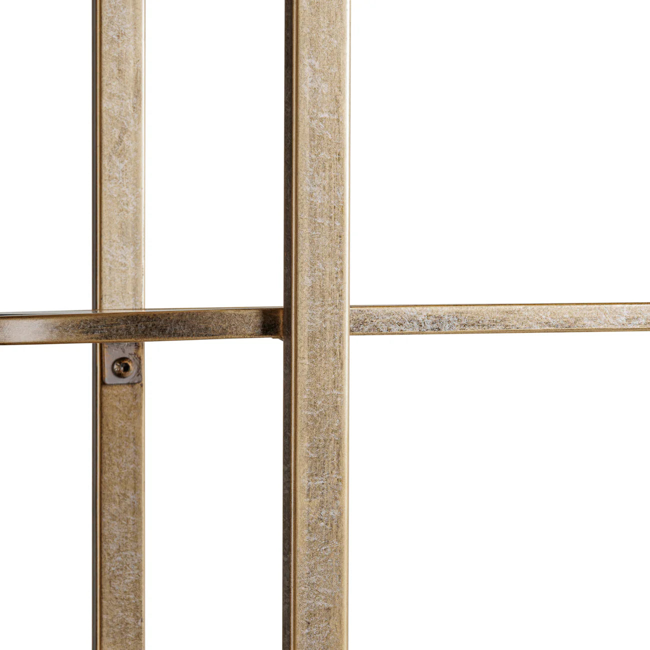 Libra Interiors Belvedere Large Shelving Unit - Aged Gold