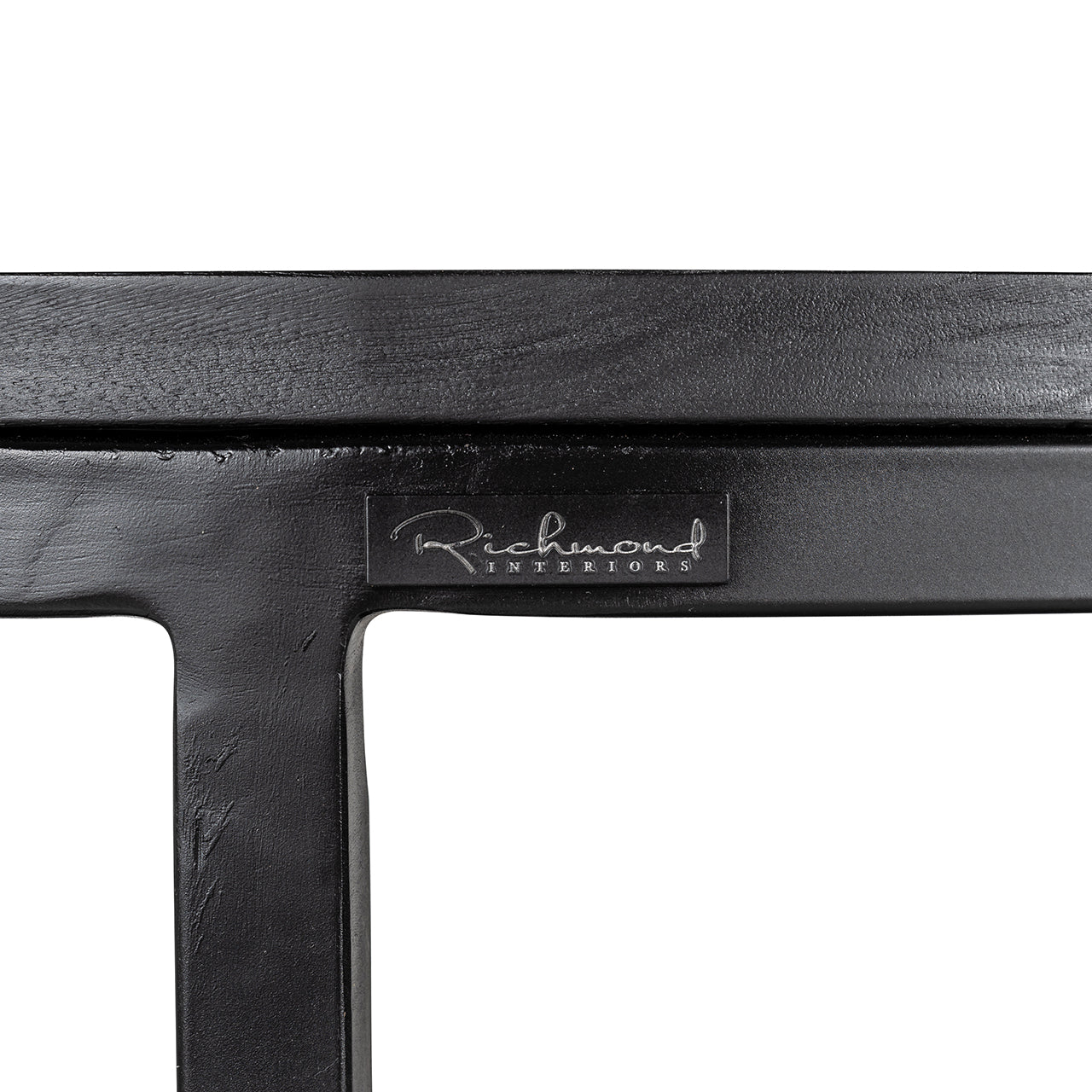 Richmond Interiors Catana Black Mango Wood Coffee Table Nest | Set of 2