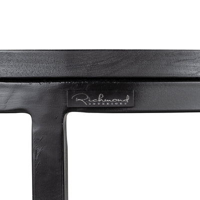 Richmond Interiors Catana Black Mango Wood Coffee Table Nest | Set of 2