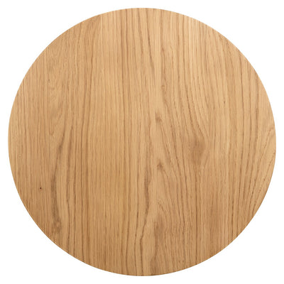 Richmond Interiors Belfort Carved Natural Oak Wood Side Table