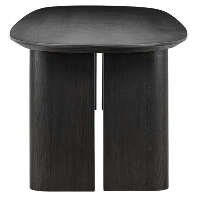 Richmond Interiors Durban Black Oak Wood Dining Table | 250 cm