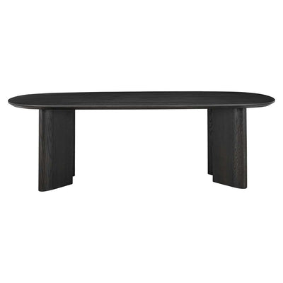 Richmond Interiors Durban Black Oak Wood Dining Table | 250 cm