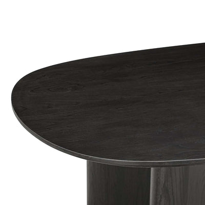 Richmond Interiors Durban Black Oak Wood Dining Table | 250 cm