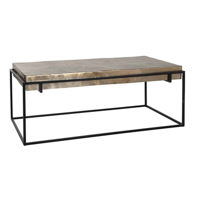Richmond Interiors Calloway Black & Champagne Gold Coffee Table