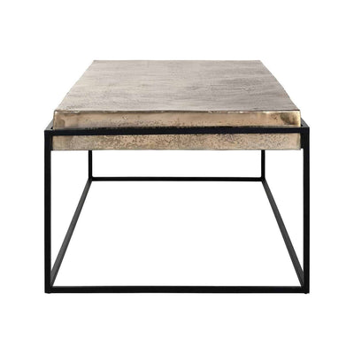 Richmond Interiors Calloway Black & Champagne Gold Coffee Table