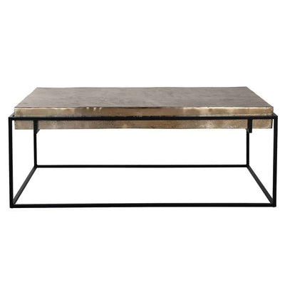 Richmond Interiors Calloway Black & Champagne Gold Coffee Table