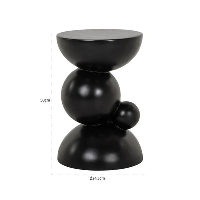 Richmond Interiors Jing Black Side Table