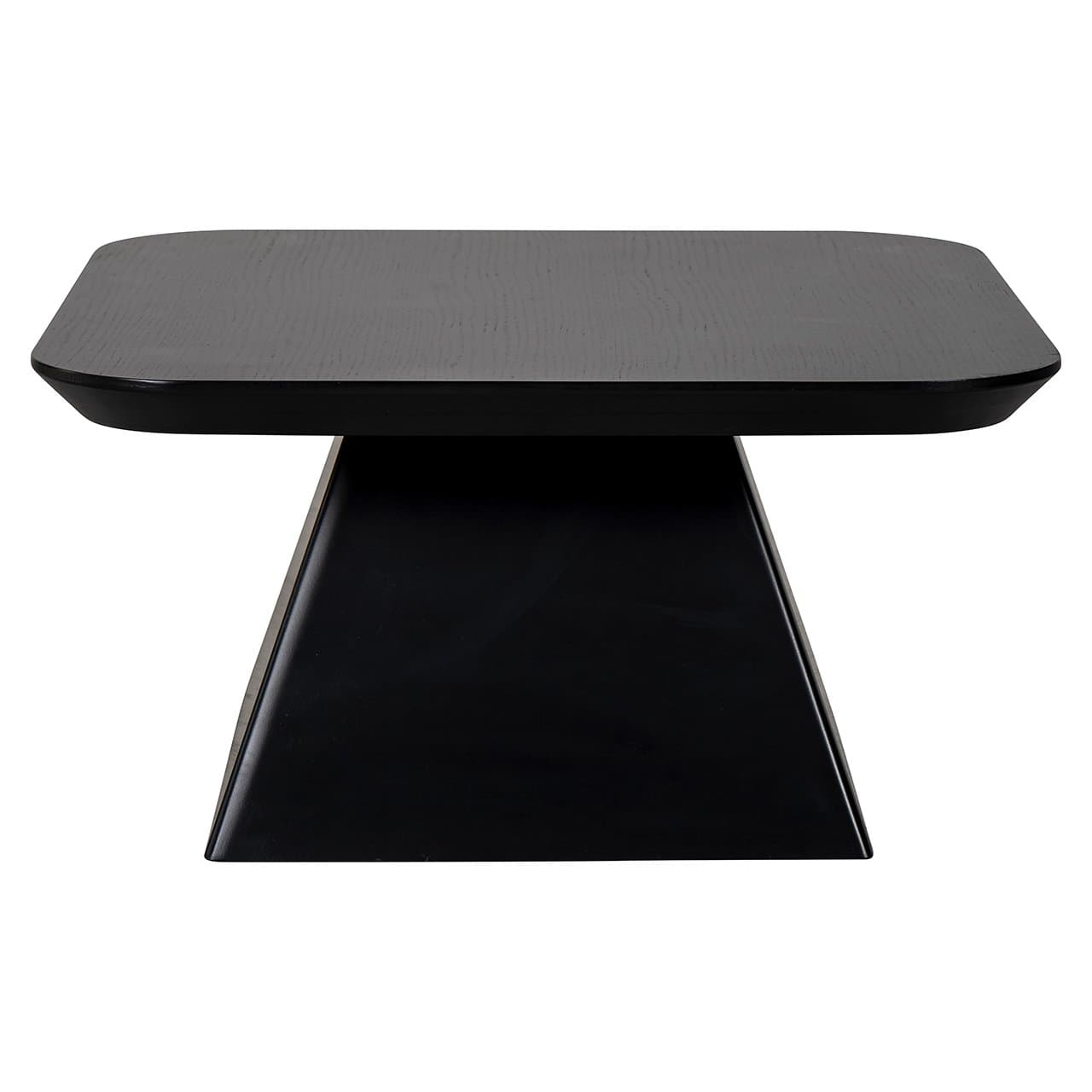 Richmond Interiors Bonvoy Black Oak Wood Square Coffee Table