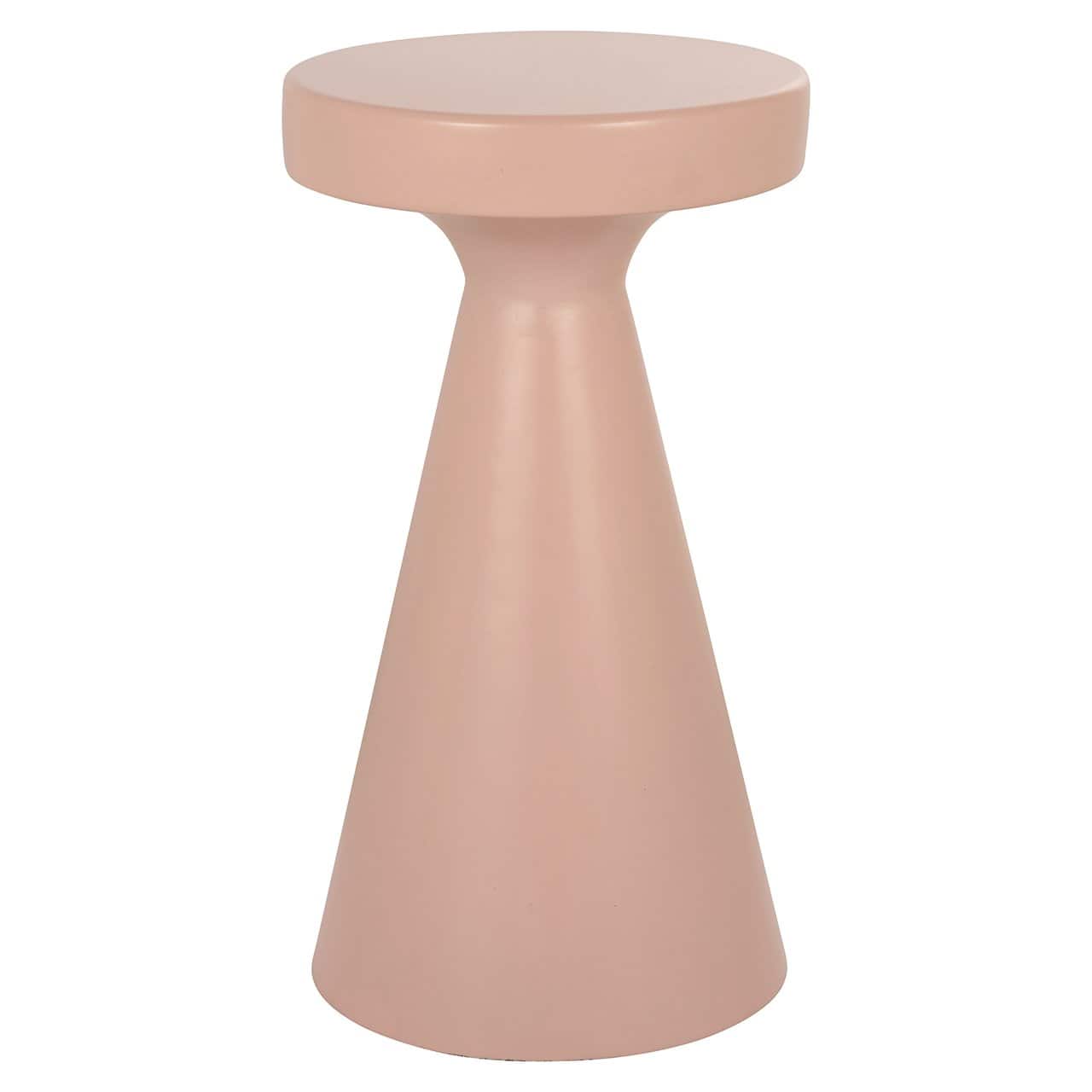 Richmond Interiors Kimble Baby Pink Side Table Large