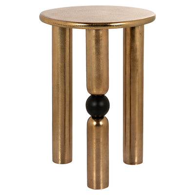 Richmond Interiors Marshall Metallic Gold Tripod Side Table