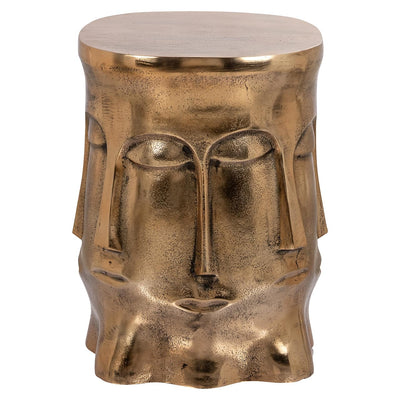 Richmond Interiors Hedron Bronze Face Round Side Table