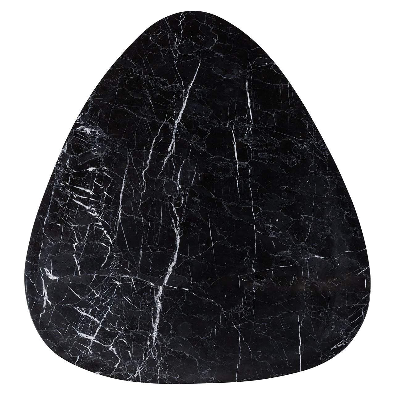 Richmond Interiors Trocadero Black & White Marble Plectrum Coffee Tables Nest | Set of 2
