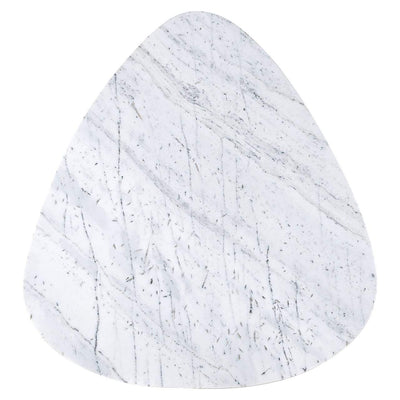 Richmond Interiors Trocadero Black & White Marble Plectrum Coffee Tables Nest | Set of 2