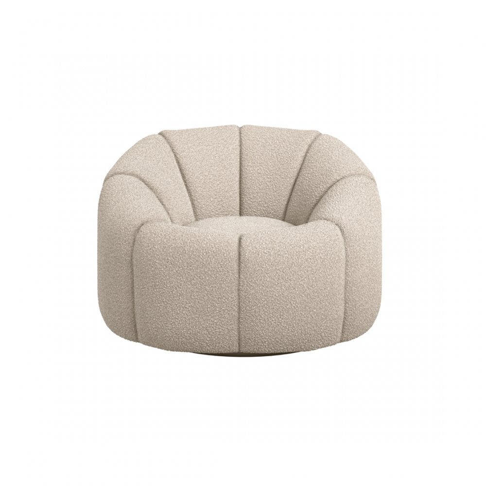Manhattan Designs Nao Buff Bouclé Swivel Chair