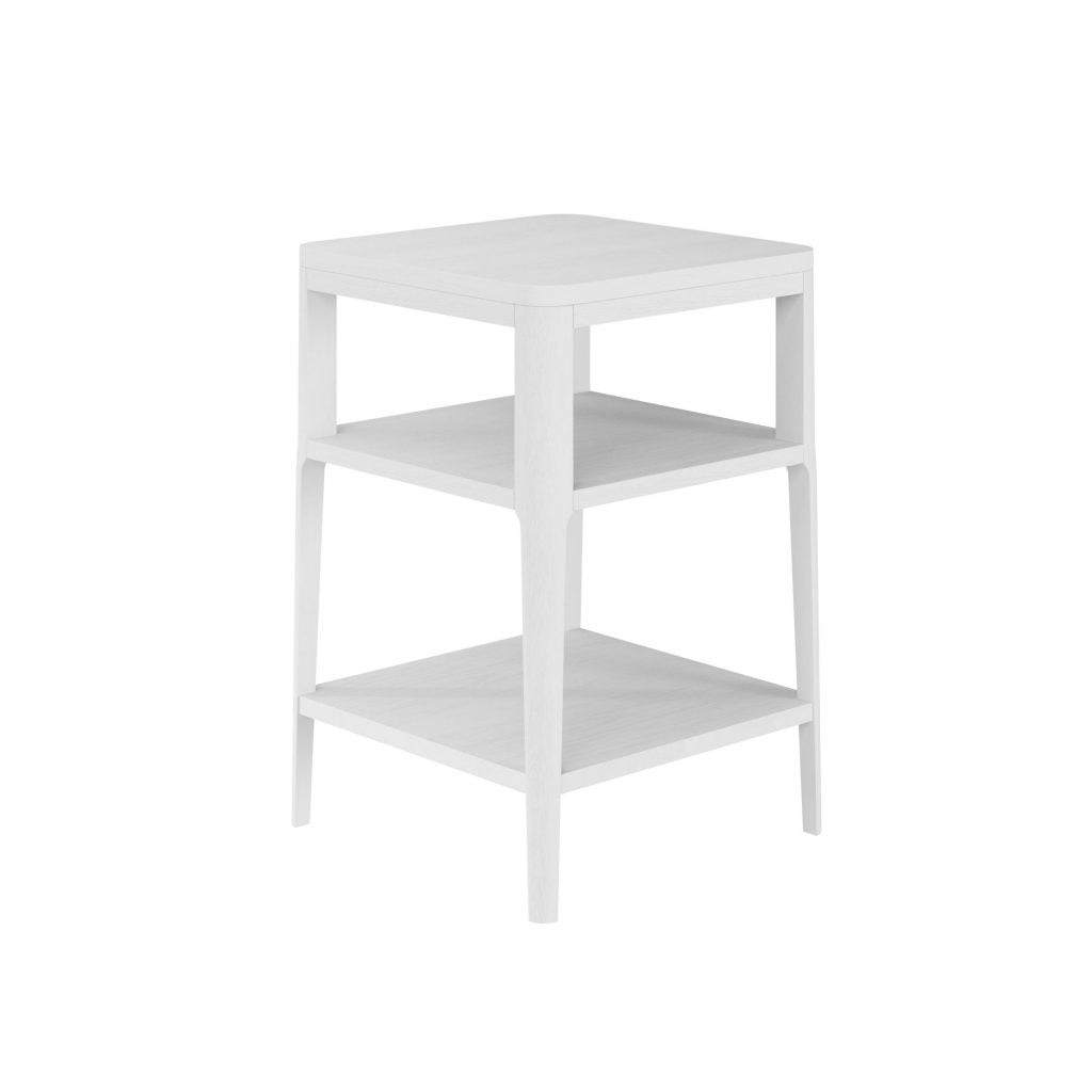 Abberley End Table | White by D.I. Designs