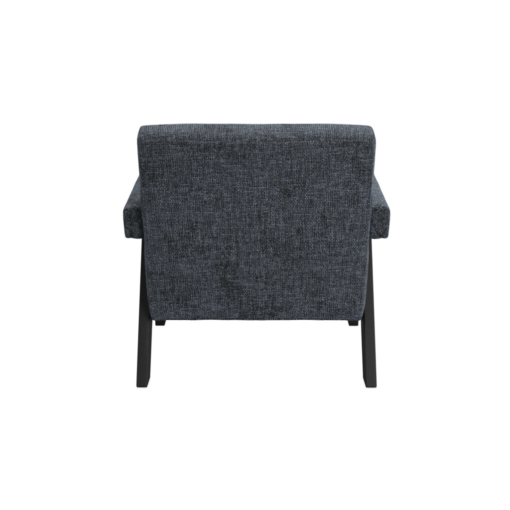 Manhattan Designs Abel Coal and Black Accent Chair
