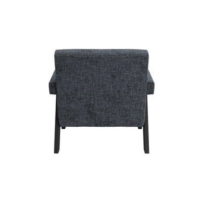 Manhattan Designs Abel Coal and Black Accent Chair