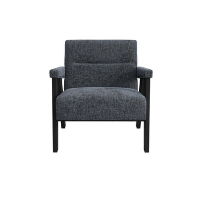 Manhattan Designs Abel Coal and Black Accent Chair