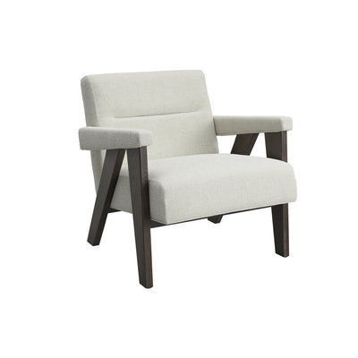 Manhattan Designs Abel Milk and Chocolate Accent Chair