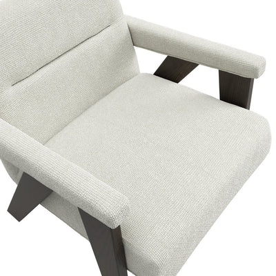 Manhattan Designs Abel Milk and Chocolate Accent Chair
