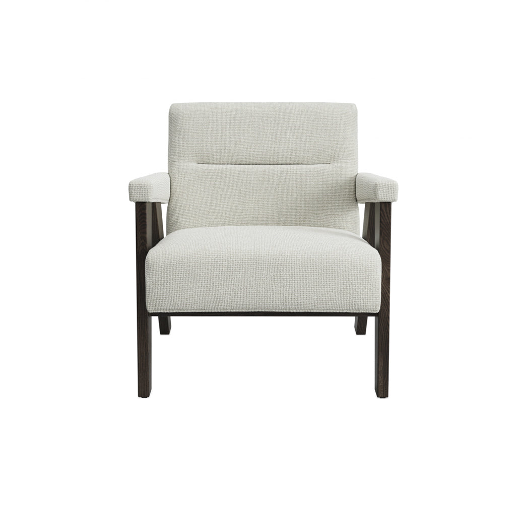 Manhattan Designs Abel Milk and Chocolate Accent Chair